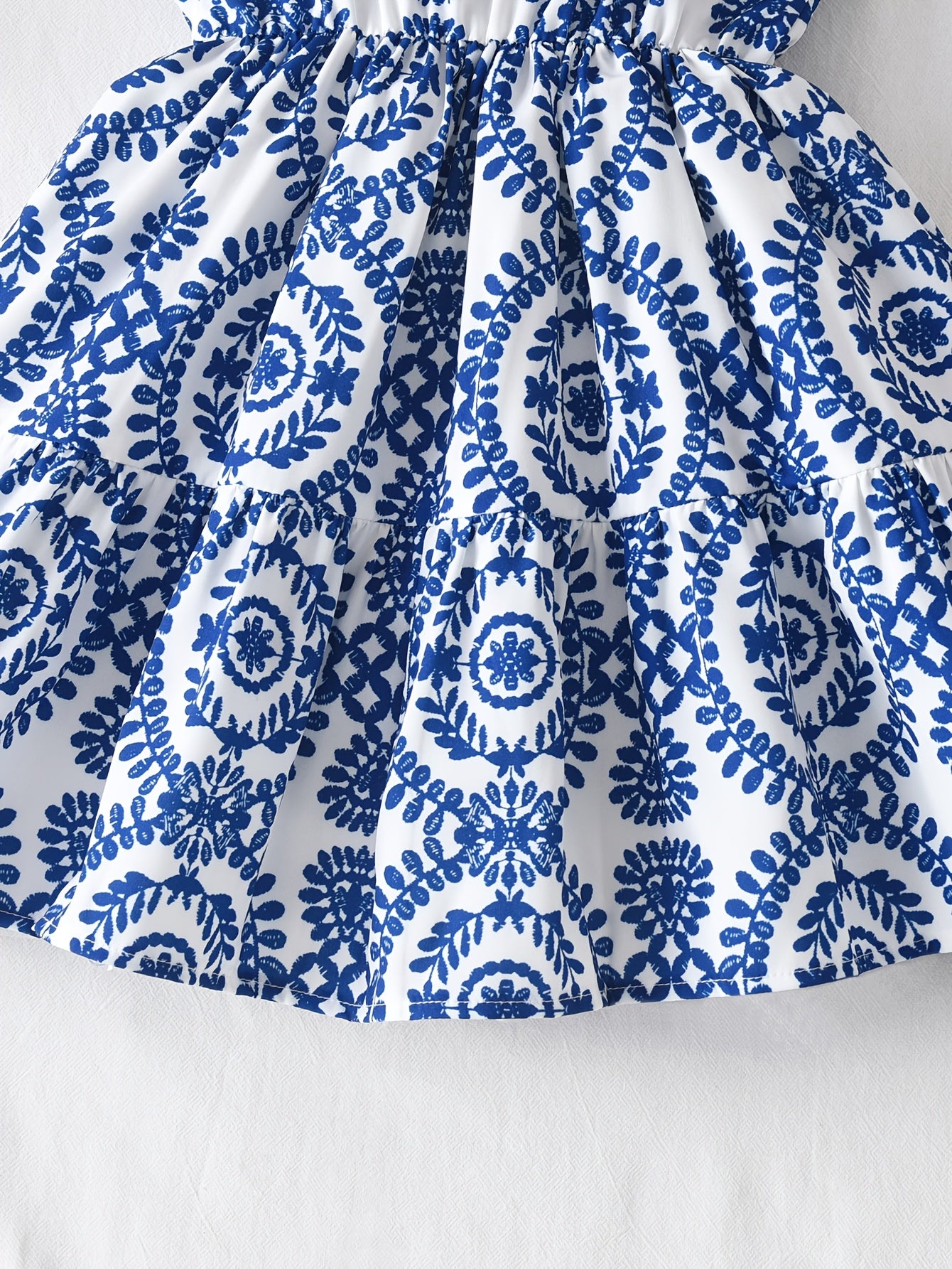 Floral Off-Shoulder Dress for Girls