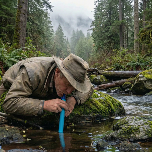 ATLAS X1 - Emergency Water Filter Straw (400 gal)