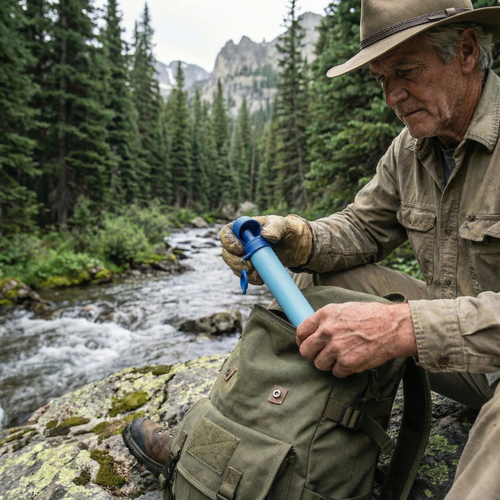 ATLAS X1 - Emergency Water Filter Straw (400 gal)