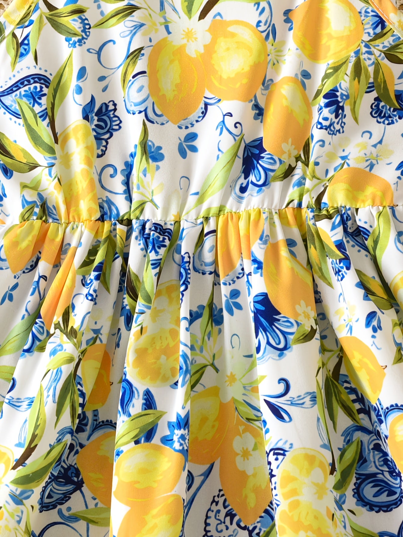 Hawaiian Floral Cami Dress for Girls
