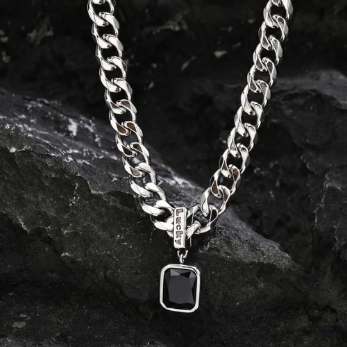 Midnight Gemstone Necklace