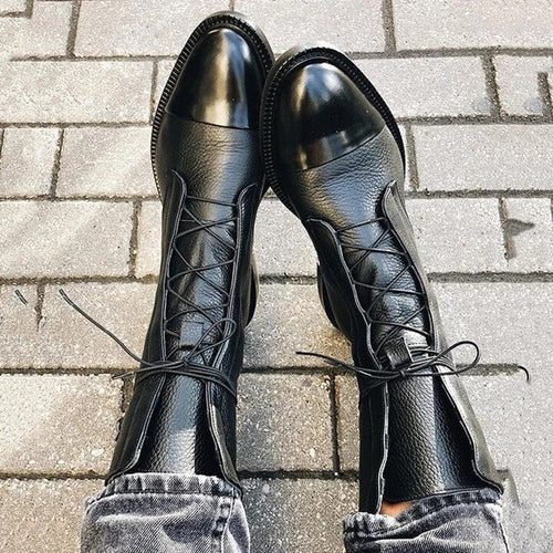 AMELIA - LEATHER ANKLE BOOTS