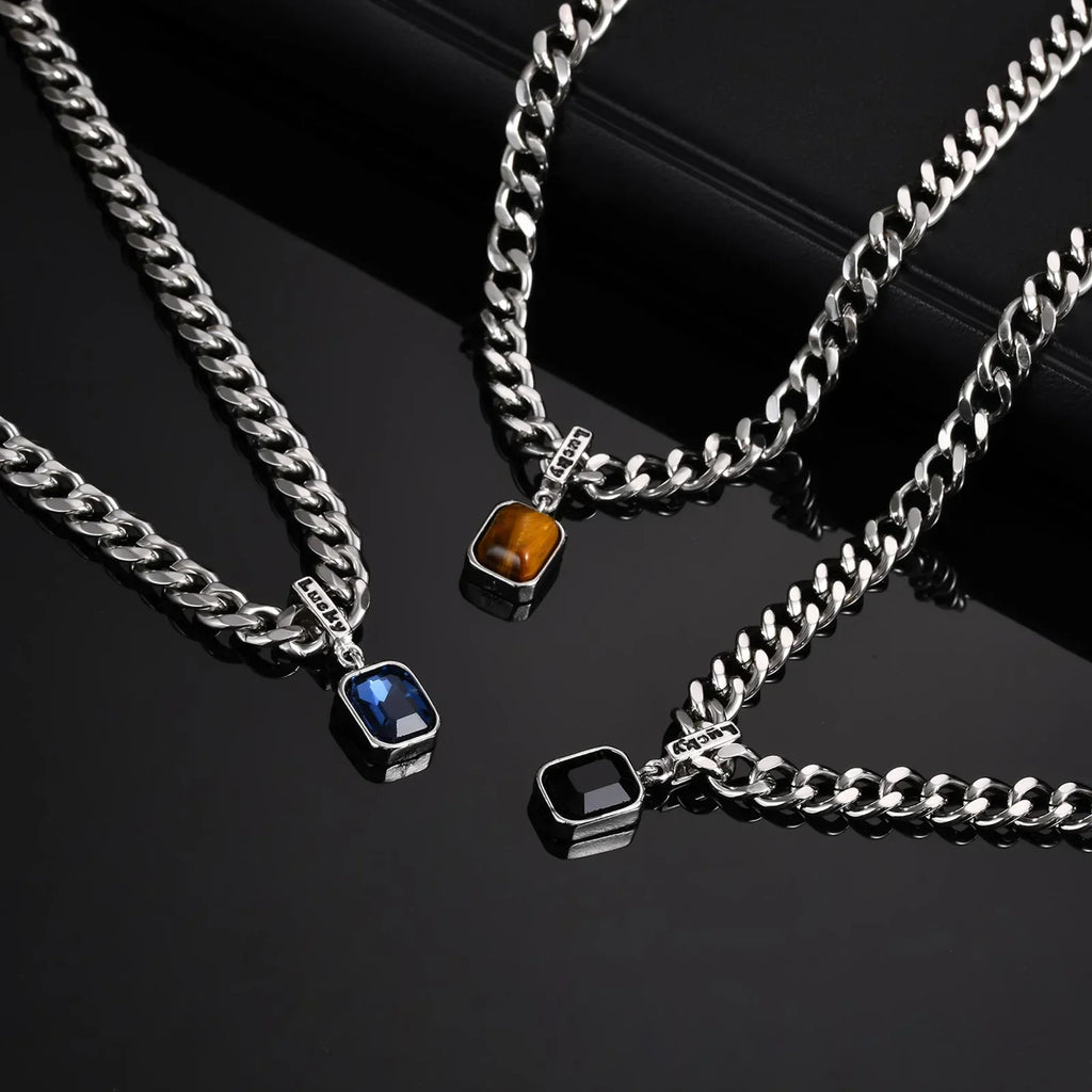 Midnight Gemstone Necklace