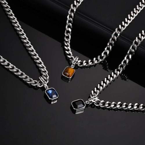 Midnight Gemstone Necklace