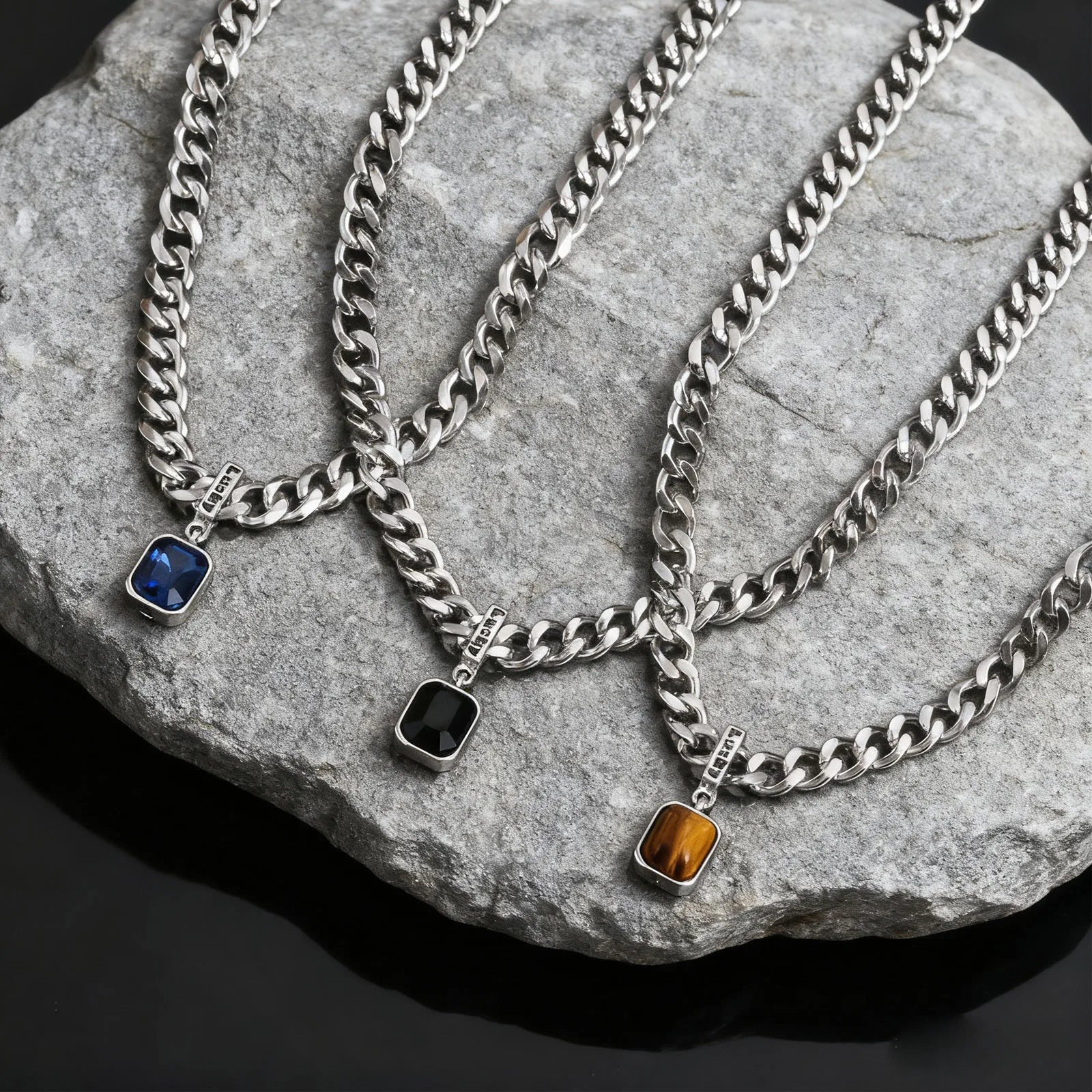 Midnight Gemstone Necklace
