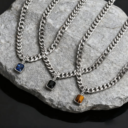 Midnight Gemstone Necklace