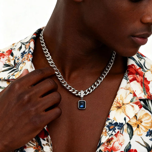 Midnight Gemstone Necklace