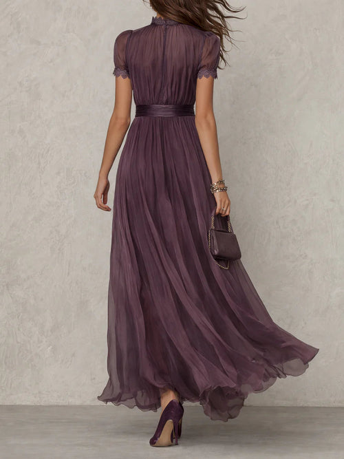 AURORA - CHIFFON MAXI EVENING DRESS