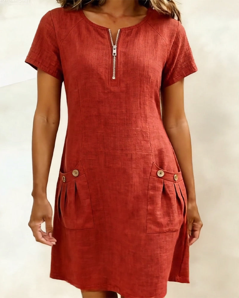 The Eliana Elegant Midi Dress