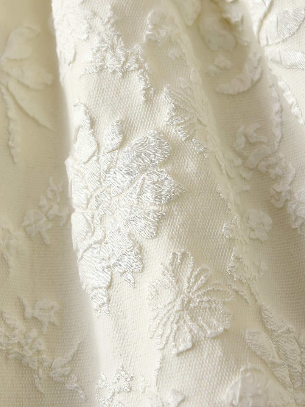 Floral Puff Sleeve A-Line Dress