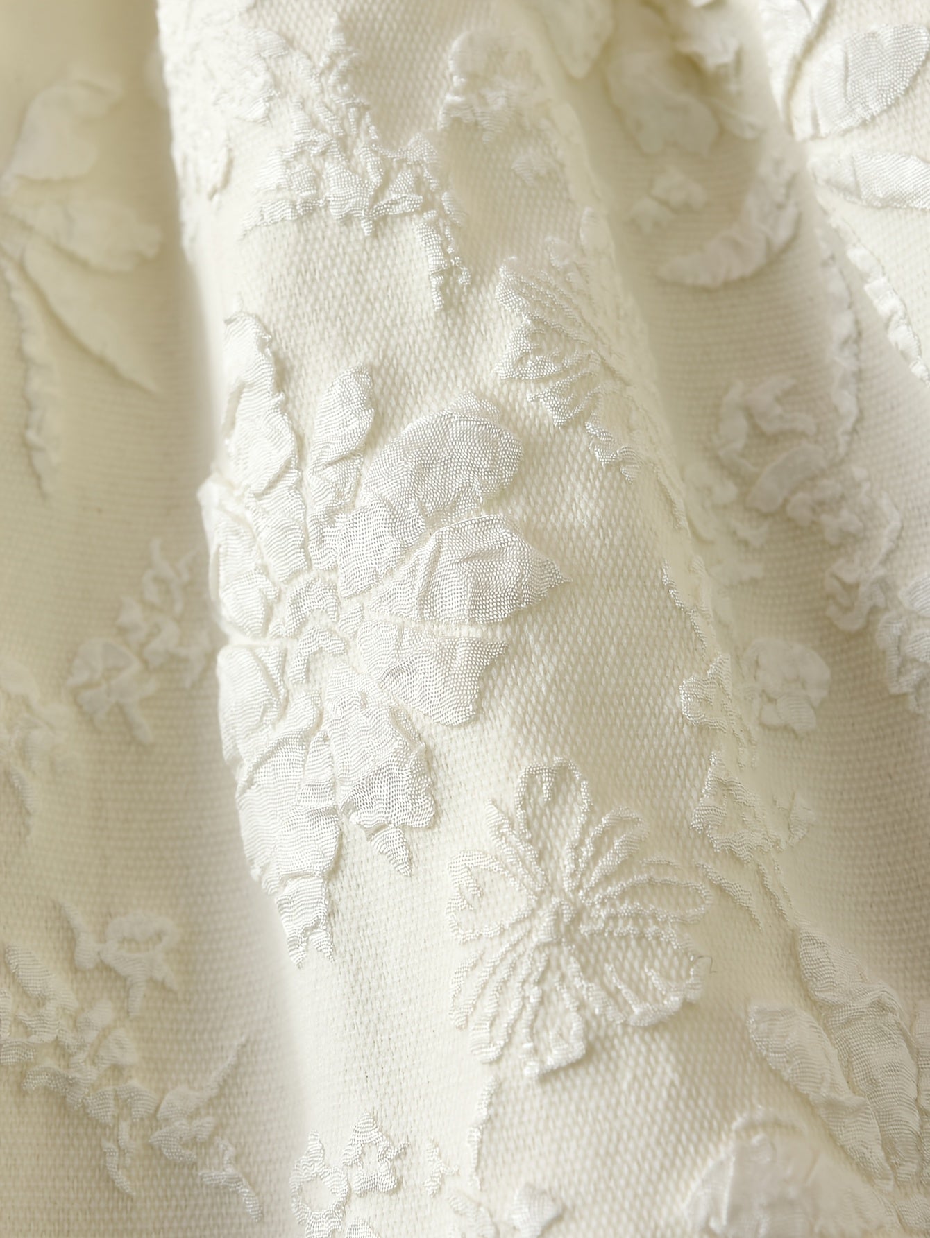 Floral Puff Sleeve A-Line Dress