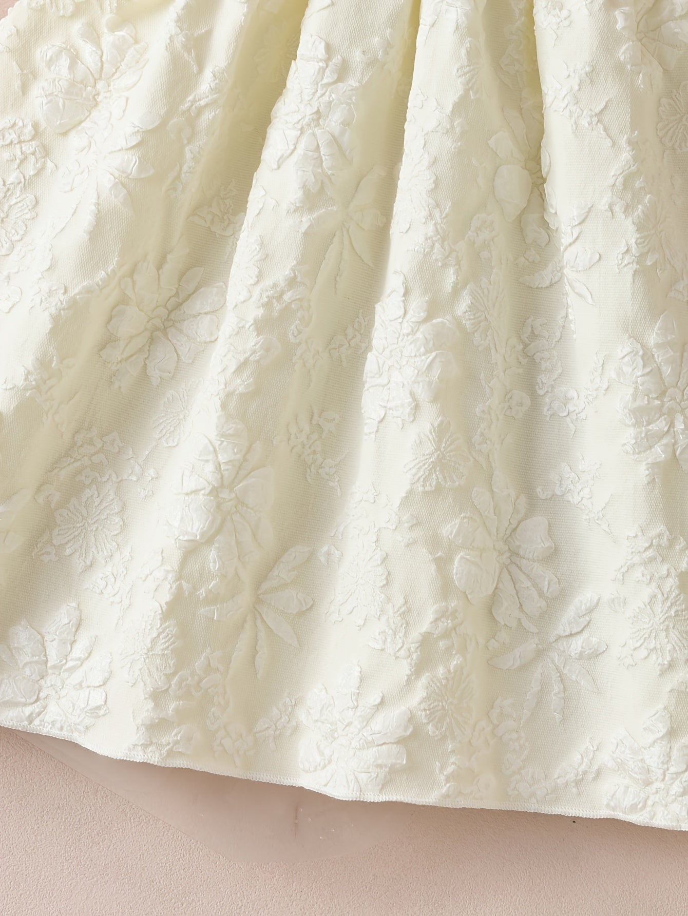 Floral Puff Sleeve A-Line Dress