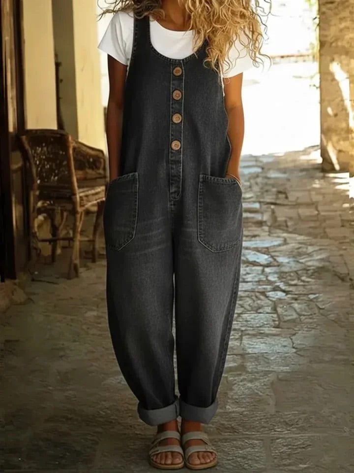 HARPER - VINTAGE DENIM JUMPSUIT